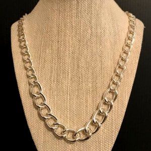 Avon (SAQ) Silver-Tone Chain Link Necklace